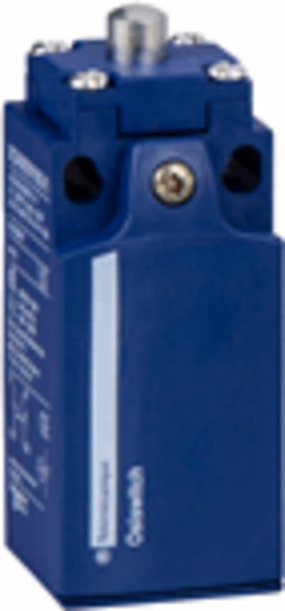 Telemecanique XCKN2110P20 Limit Switch, Plunger, NC+NO, Plastic Body, M20 cable entry