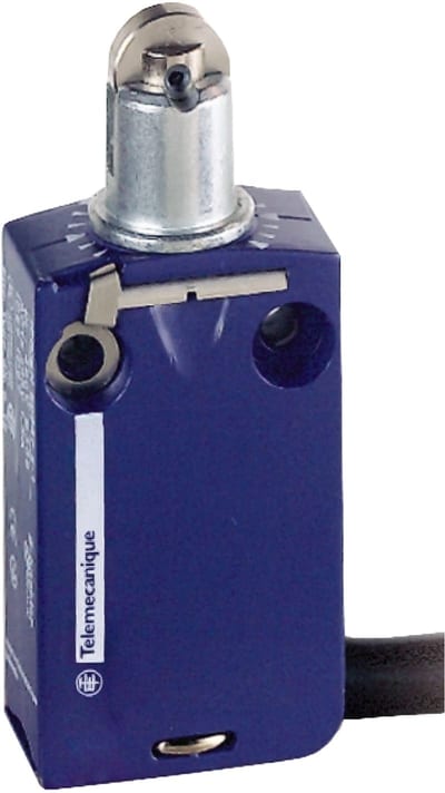 Telemecanique XCMD2102L7 Limit Switch, Metal Roller Plunger