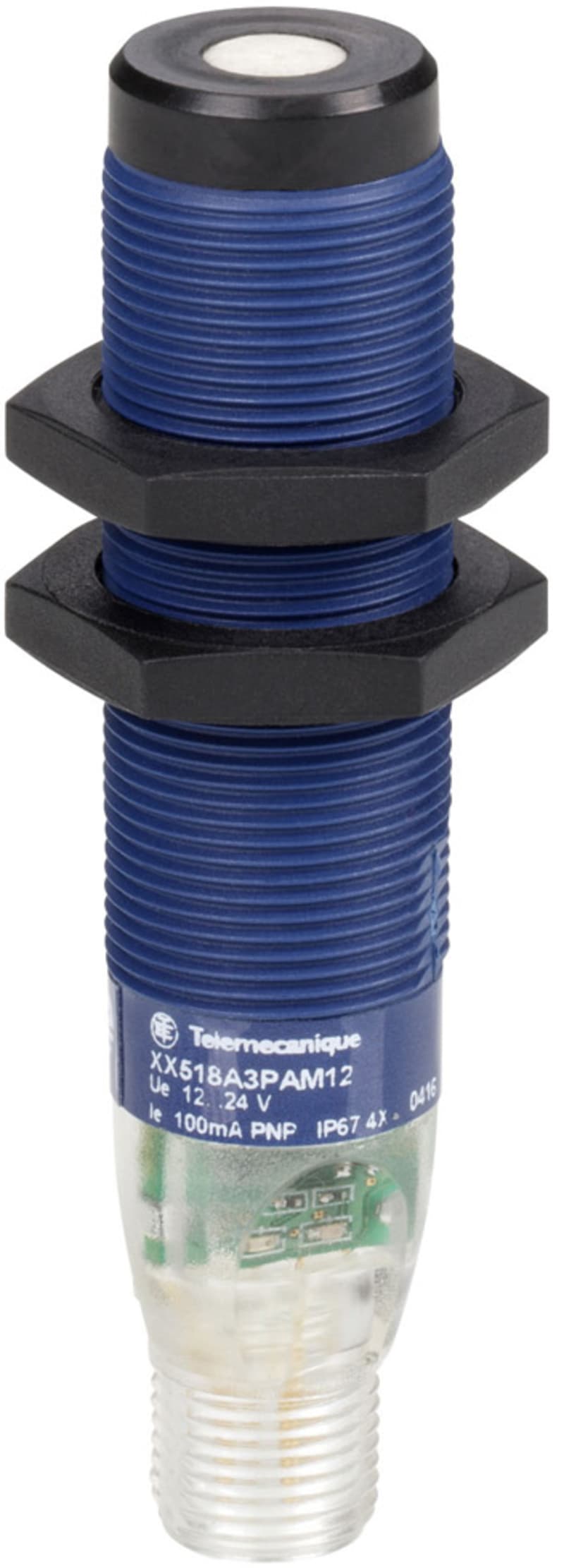 Telemecanique XX518A3NAM12 Ultrasonic Sensor, Sn 5 m, NPN, M12 connector