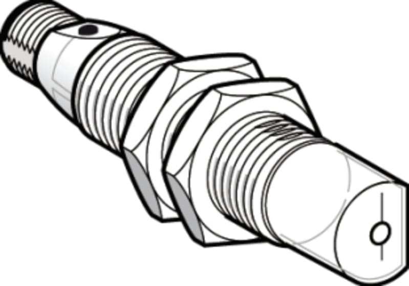 Telemecanique XUBTAPSWM12 Photoelectric Sensor M18, Retroreflective for Transparent Objects, Plastic, PNP, M12 connector