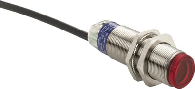 Telemecanique XUBTSPSNL2 Photoelectric Sensor M18, Retroreflective for Transparent Objects, PNP, 2 m cable