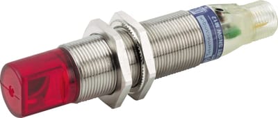 Telemecanique XUBTSPSWM12 Photoelectric Sensor M18, Retroreflective for Transparent Objects, PNP, M12 connector