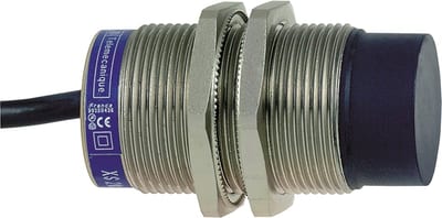 Telemecanique OsiSense XS230BLPBL2 Inductive Proximity Sensor — M30 barrel, Sn 15 mm, PNP, NC, pre-wired cable