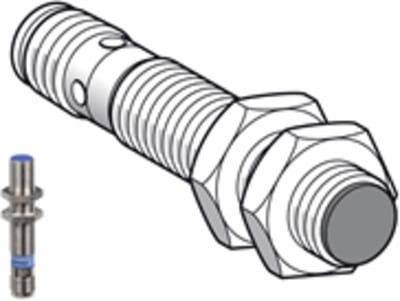 Telemecanique OsiSense XS612B4PAM12 Inductive Proximity Sensor — M12 barrel, Sn 7 mm, PNP, NO, M12 connector (4-Pin)