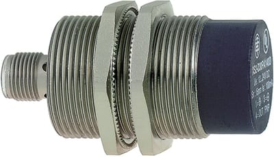 Telemecanique OsiSense XS630B4PBM12 Inductive Proximity Sensor — M30 barrel, Sn 22 mm, PNP, NC, M12 connector (4-Pin)