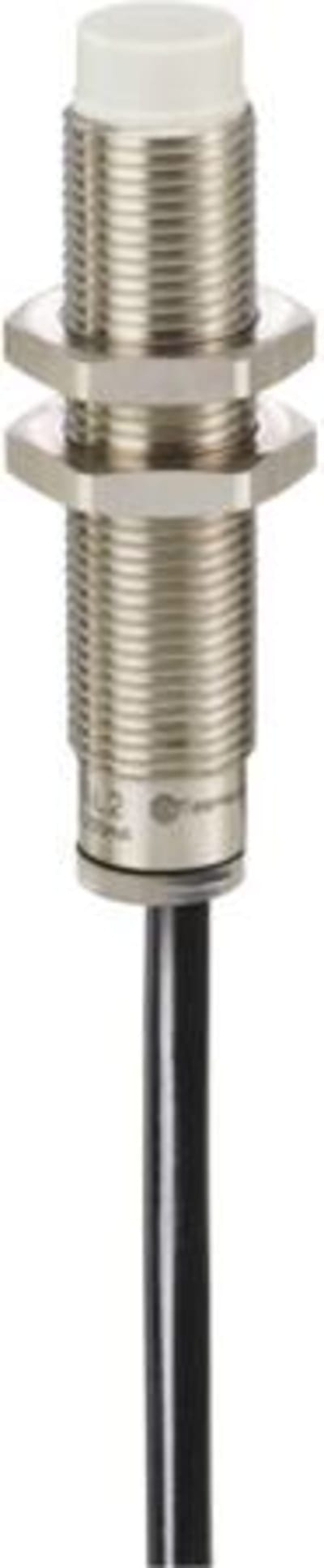 Telemecanique OsiSense XS212SAPAL2 Inductive Proximity Sensor — M12 stainless barrel, Sn 7 mm, PNP, NO, pre-wired cable