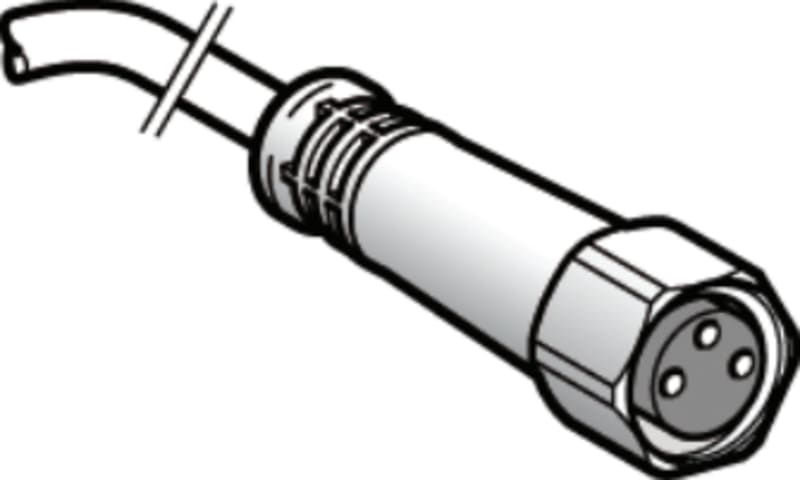 Telemecanique XZCPA0941L10 Sensor Cable, M8 female straight, 4-pin, PVC, 10 m