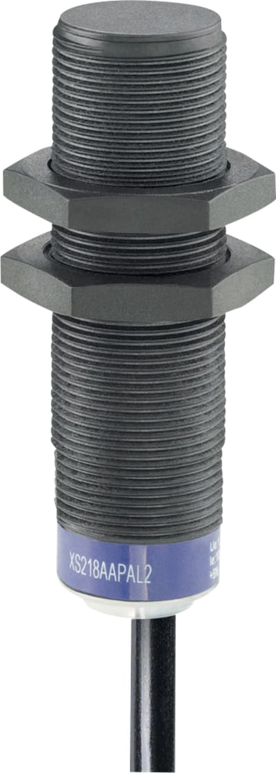 Telemecanique XS218AAMAL2 Inductive Proximity Sensor, M2, 2 m cable