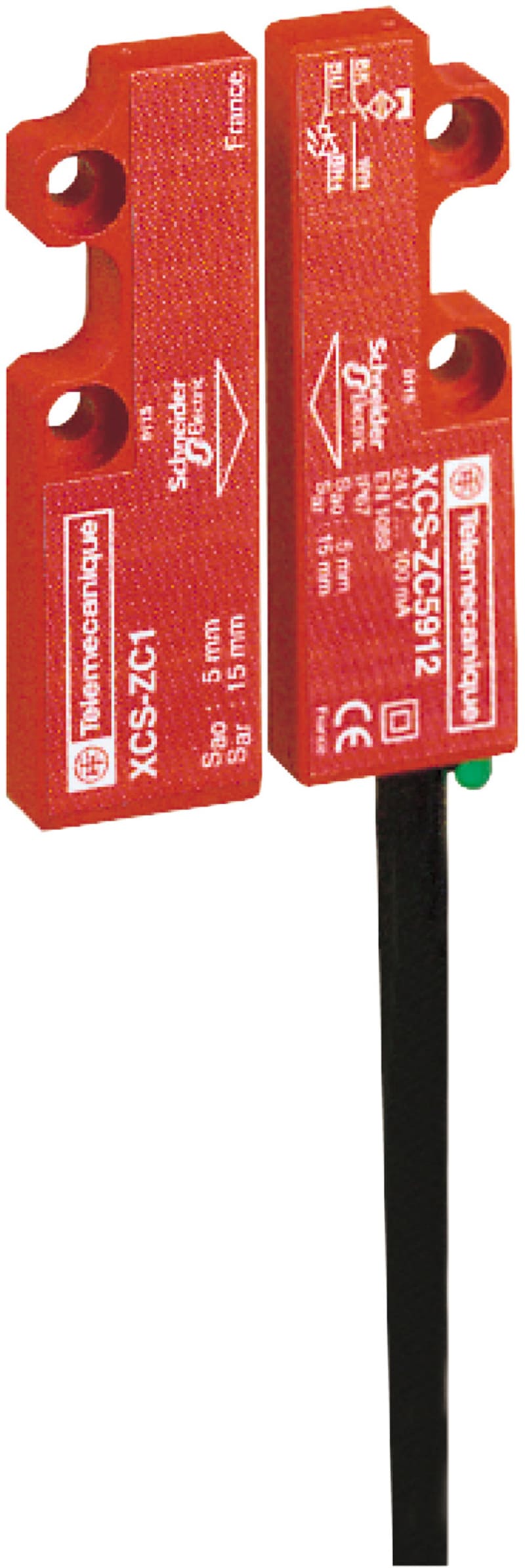 Telemecanique XCSDMC59010 Coded Magnetic Safety Switch, 1 NO + 1 NC, 10 m cable