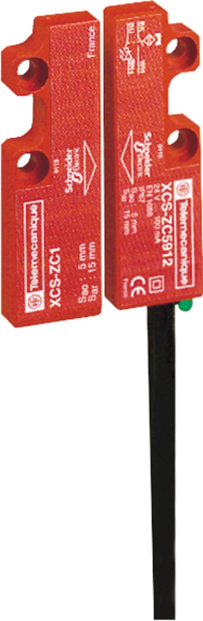 Telemecanique XCSDMC79010EX Coded Magnetic Safety Switch, 2 NO, 5 m cable, ATEX