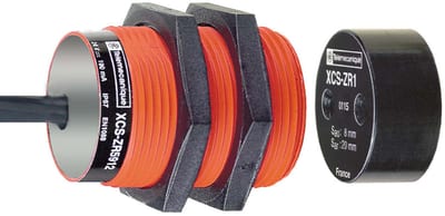Telemecanique XCSDMR79010 Coded Magnetic Safety Switch, Cylindrical M30, NO+NO, 10 m cable