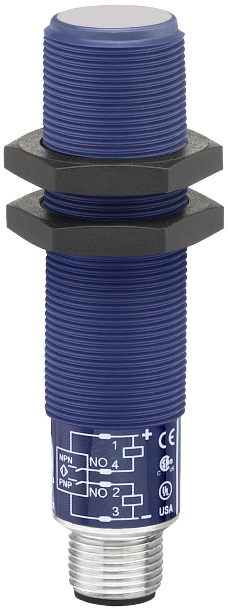 Telemecanique XXT18A4M12 Ultrasonic Sensor (Through-Beam Emitter) M18, M12 connector
