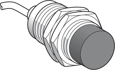 Telemecanique XS4P30AB110 Inductive Analogue Proximity Sensor M30, 0–10 V Output, Pre-Wired Cable