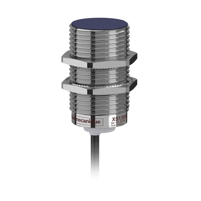 Telemecanique OsiSense XS130BHPAL5 Inductive Proximity Sensor — M30 barrel, Sn 15 mm, PNP, NO, pre-wired cable