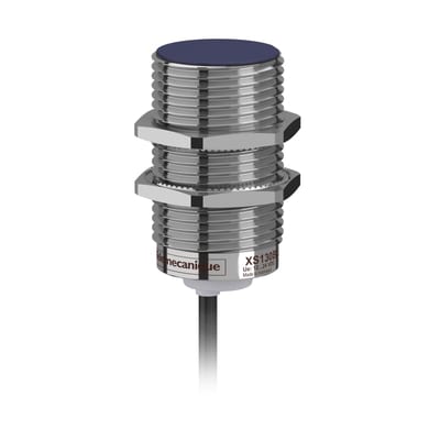 Telemecanique OsiSense XS130BHPAL5 Inductive Proximity Sensor — M30 barrel, Sn 15 mm, PNP, NO, pre-wired cable