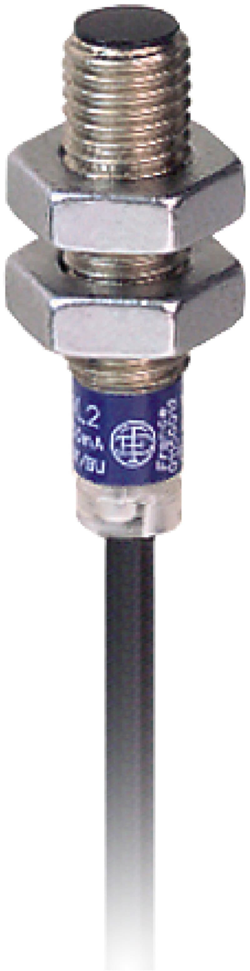 Telemecanique OsiSense XS508B1NAL2 Inductive Proximity Sensor — M8 barrel, Sn 1.5 mm, NPN, NO, pre-wired cable (2 m)