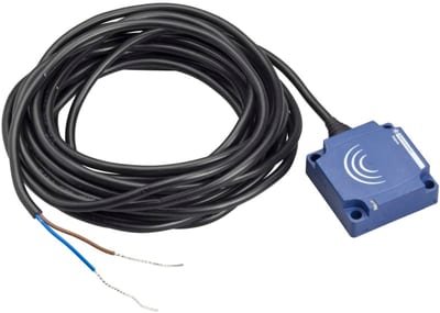 Telemecanique XS7C1A1DAL2 Optimum Inductive Proximity Sensor 40 × 40 mm, DC 2-Wire NO, 2 m cable