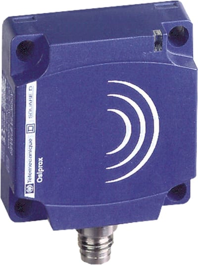 Telemecanique OsiSense XS7C1A1NBM8 Inductive Proximity Sensor — 40 × 40 mm block, Sn 15 mm, NPN, NC, M8 connector