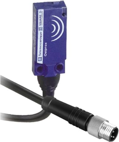 Telemecanique OsiSense XS7F1A1PBL01M8 Inductive Proximity Sensor — 15 × 32 mm block, Sn 10 mm, PNP, NC, M8 connector
