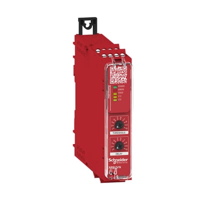 Schneider Electric Safety module, Harmony Safety Automation, Zero speed monitoring with time delay, 24V AC/DC, screw XPSUVN11AP