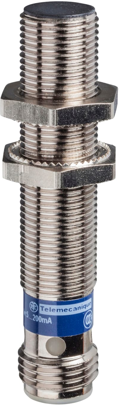 Telemecanique OsiSense XS612B1NBM12 Inductive Proximity Sensor — M12 barrel, Sn 4 mm, NPN, NC, M12 connector (4-Pin)