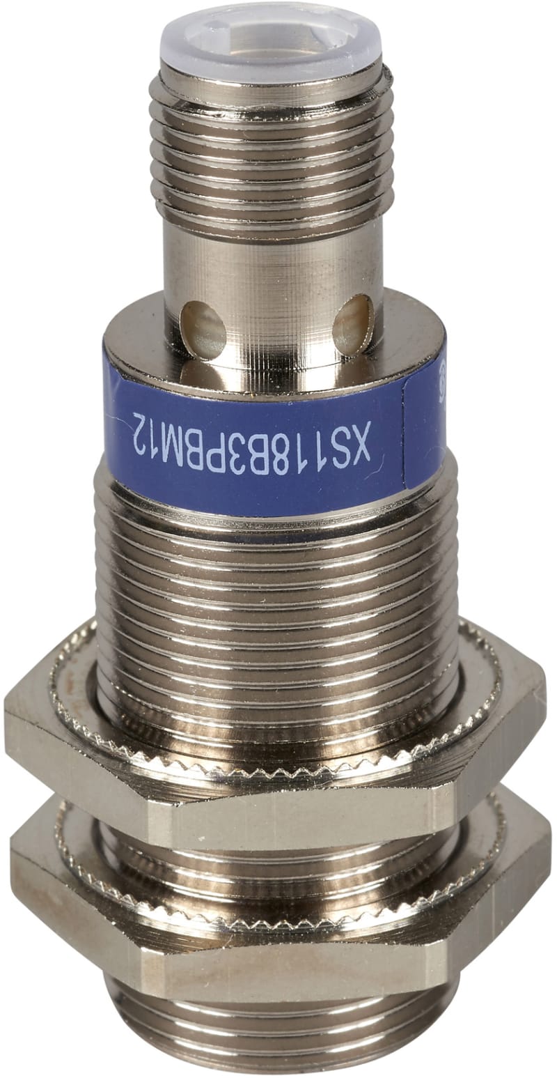 Telemecanique OsiSense XS618B1MBU20 Inductive Proximity Sensor — M18 barrel, Sn 8 mm, 2-Wire AC/DC, NC