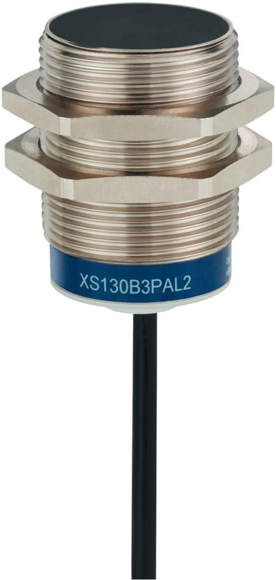 Telemecanique OsiSense XS630B1MAL2 Inductive Proximity Sensor — M30 barrel, Sn 15 mm, 2-Wire AC/DC, NO, pre-wired cable