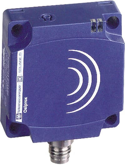 Telemecanique OsiSense XS8C1A1PAM8 Inductive Proximity Sensor — 40 × 40 mm block, Sn 25 mm, PNP, NO, M8 connector