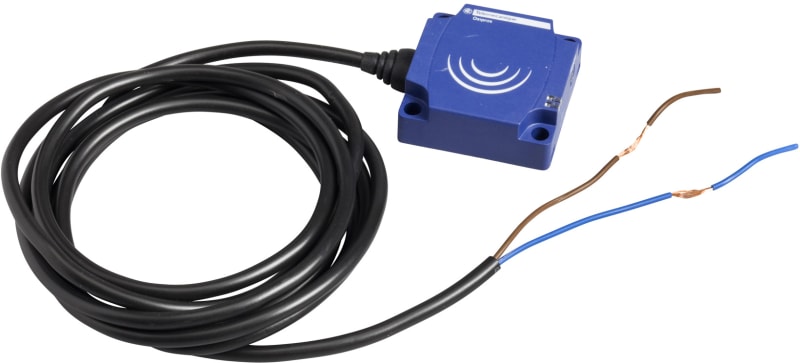 Telemecanique OsiSense XS8C1A1PBL2 Inductive Proximity Sensor — 40 × 40 mm block, Sn 25 mm, PNP, NC, pre-wired cable
