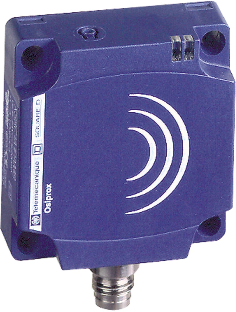 Telemecanique OsiSense XS8C1A1PBM8 Inductive Proximity Sensor — 40 × 40 mm block, Sn 25 mm, PNP, NC, M8 connector