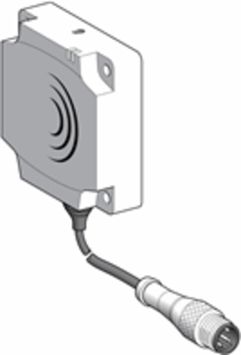 Telemecanique OsiSense XS8D1A1MAU20 Inductive Proximity Sensor — 80 × 80 mm block, Sn 60 mm, 2-Wire AC/DC, NO, pre-wired cable