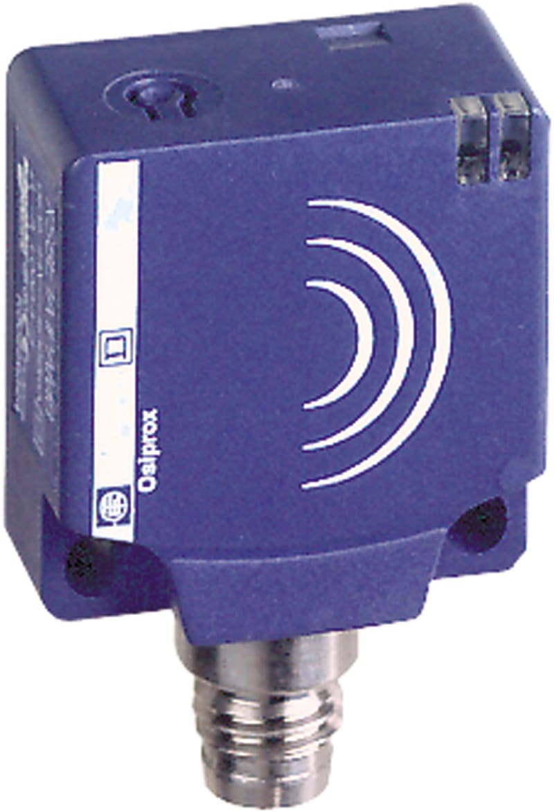 Telemecanique OsiSense XS8E1A1PAM8 Inductive Proximity Sensor — 26 × 26 mm block, Sn 15 mm, PNP, NO, M8 connector