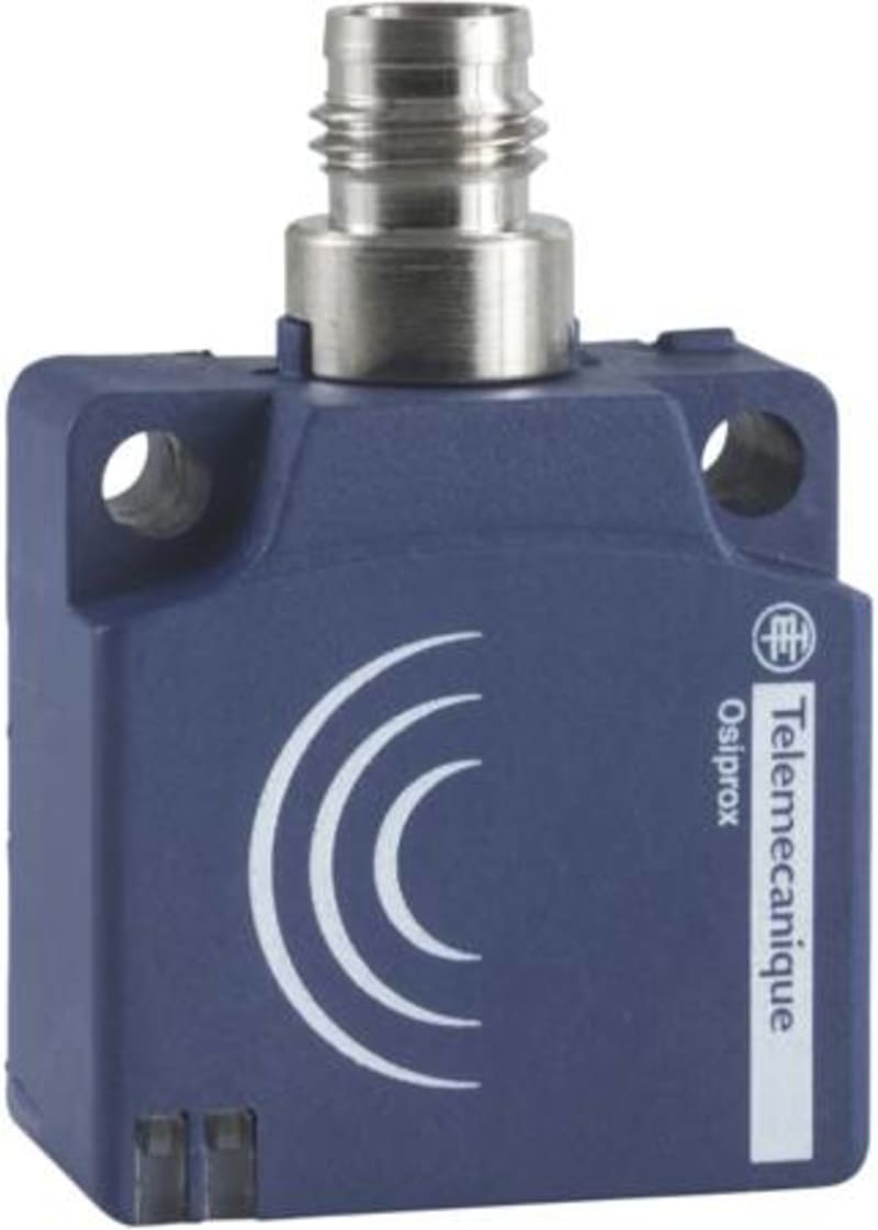 Telemecanique OsiSense XS8E1A1PBM8 Inductive Proximity Sensor — 26 × 26 mm block, Sn 15 mm, PNP, NC, M8 connector
