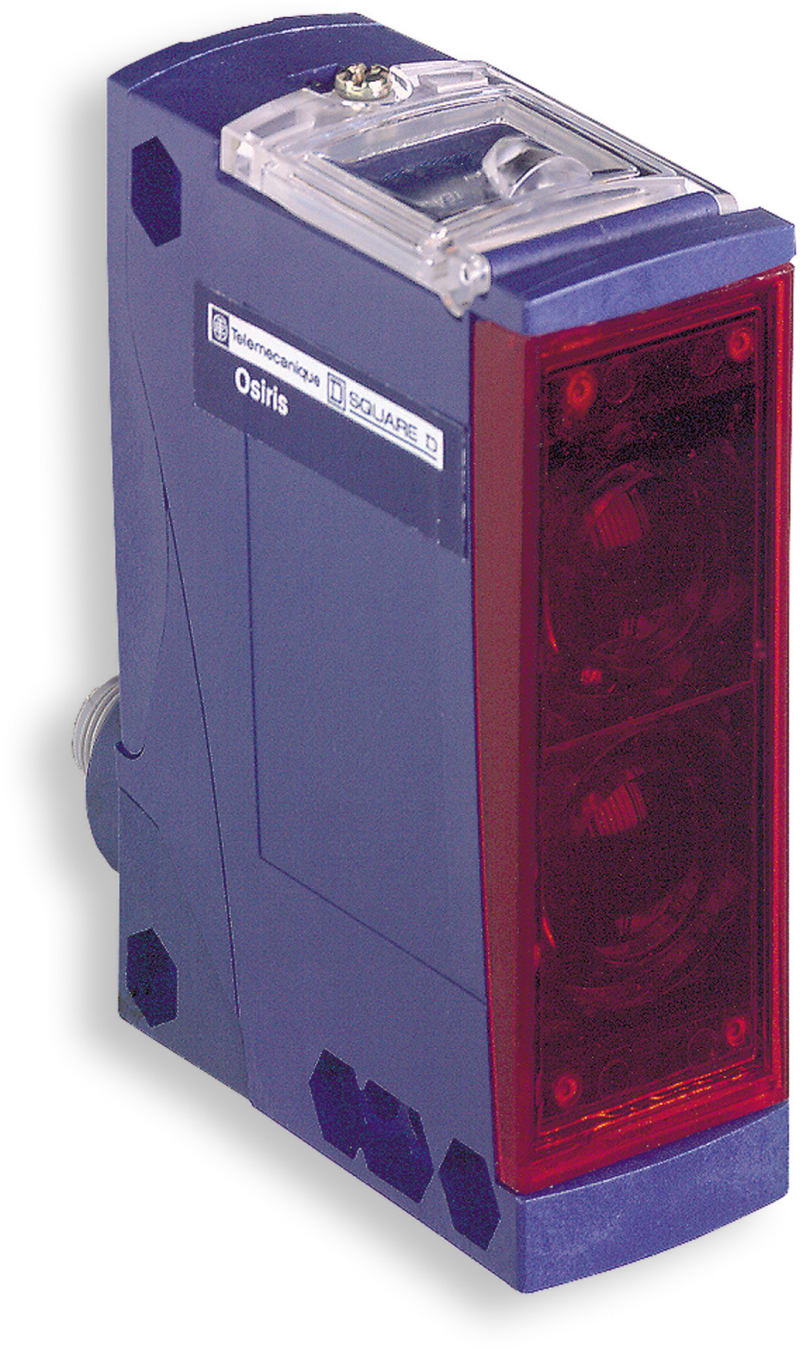 Telemecanique XUX1APANM12 Photoelectric Sensor, Retroreflective, PNP NO, M12 connector