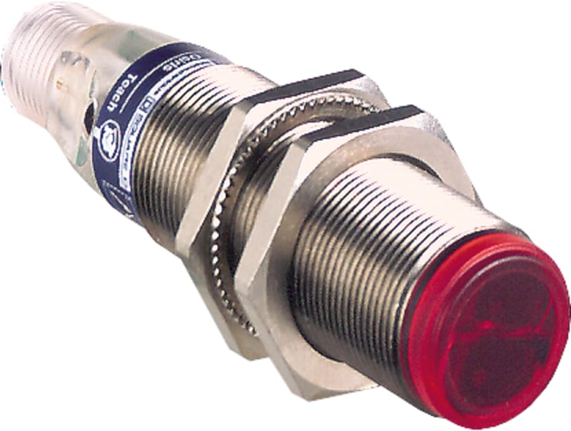 Telemecanique XUB0BNSNM12 Multimode Photoelectric Sensor, Metal, NPN, programmable, M12 connector