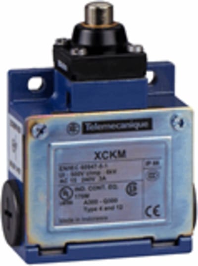 Telemecanique XCKM510 Limit Switch, Metal Plunger, 1 NO + 1 NC, PG13.5 entry