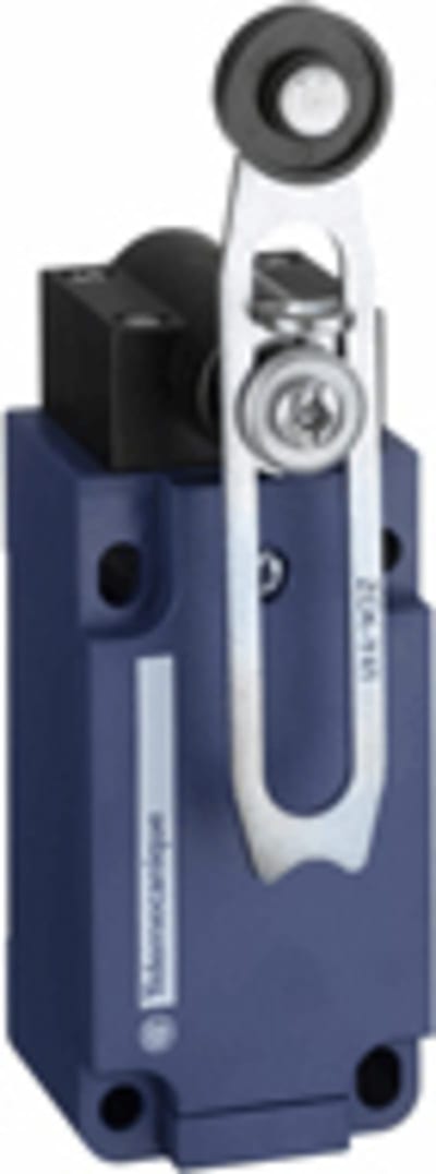 Telemecanique XCKS541 Limit Switch, Lever with Plastic Roller, NO/NC, Plastic Body, PG13.5 cable entry