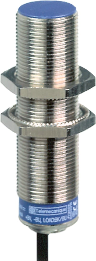 Telemecanique XS618B1MAL2TF Inductive Proximity Sensor, M18, 2 m cable