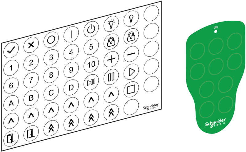 Schneider Electric Label kit with legend option ZARC620