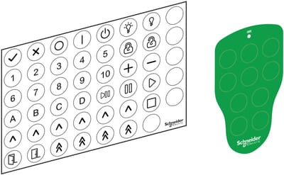 Schneider Electric Label kit with legend option ZARC620