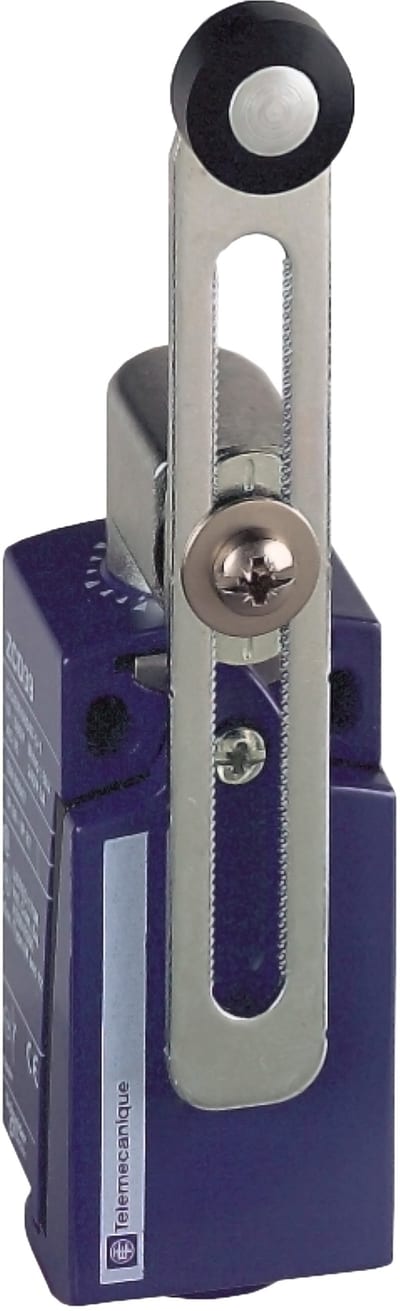 Telemecanique XCKD2145P16 Limit Switch, Adjustable-Length Roller Lever, Metal Body, M16 cable entry