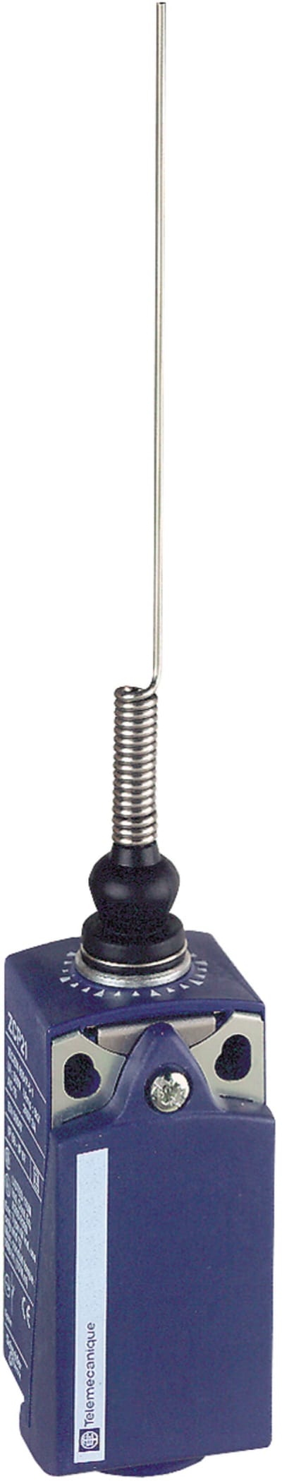 Telemecanique XCKP2106G11 Limit Switch, Cat's Whisker (Spring Rod), NO/NC, Plastic Body, PG11 cable entry