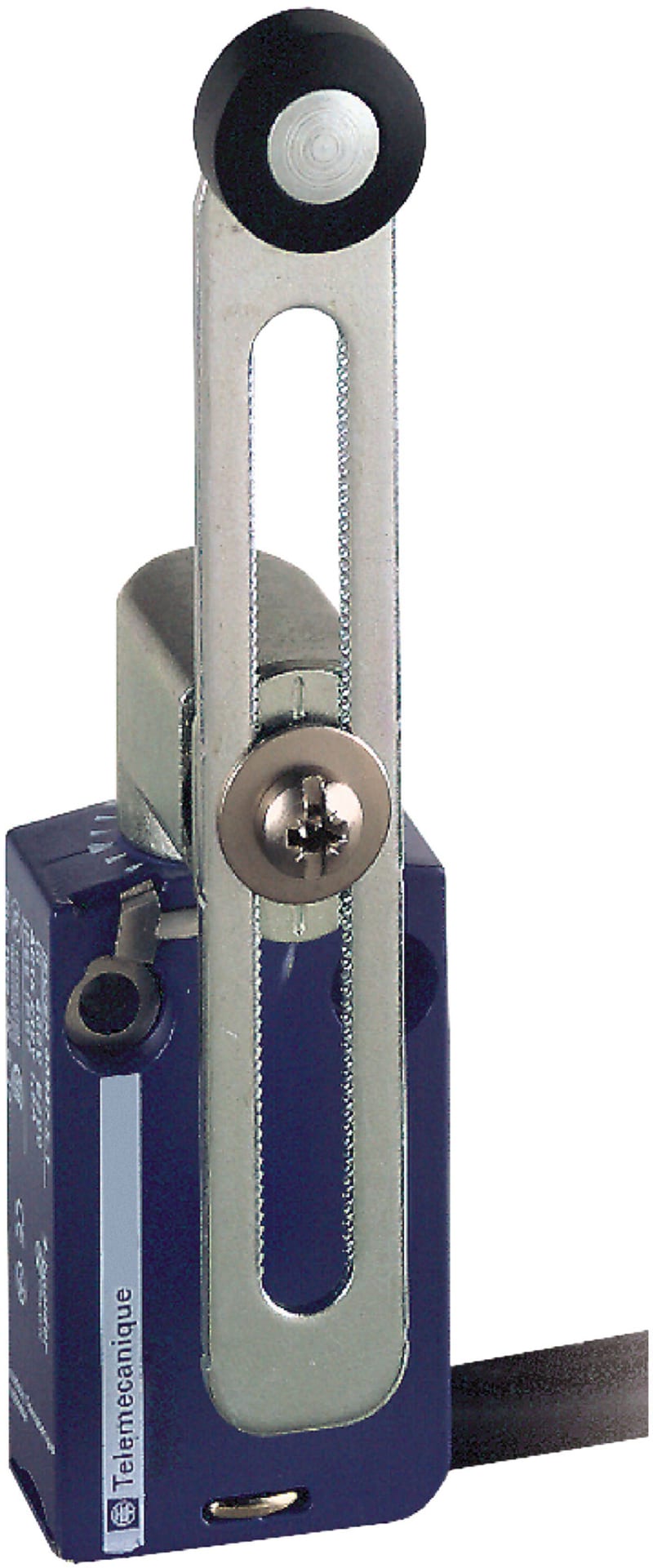 Telemecanique XCMD2145L1 Limit Switch, Adjustable-Length Roller Lever, Metal Body, 1 m cable