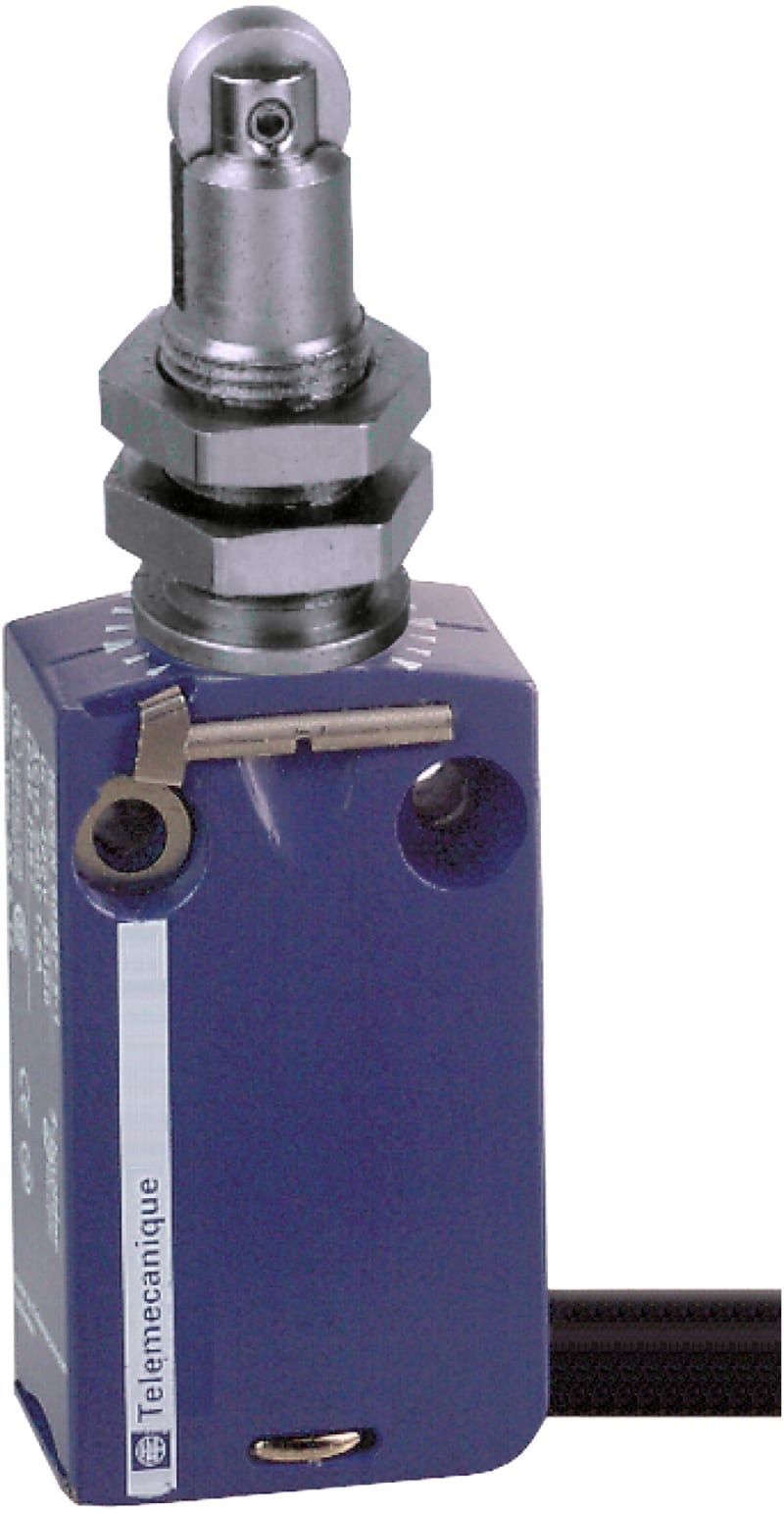 Telemecanique XCMD21F2L1 Limit Switch, Metal Roller Plunger