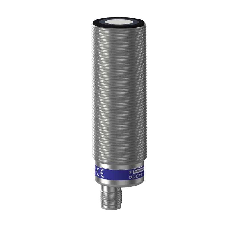 Telemecanique XXS30B2VM12 Ultrasonic Sensor, M30, Sn 2 m, 0–10 V, M12 connector