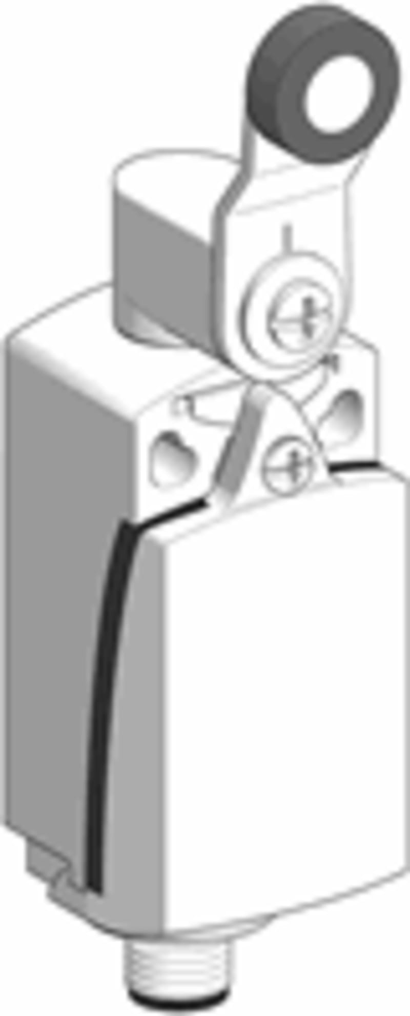 Telemecanique XCKD2118M12 Limit Switch, Plastic Body, 1 NO + 1 NC, M12 connector