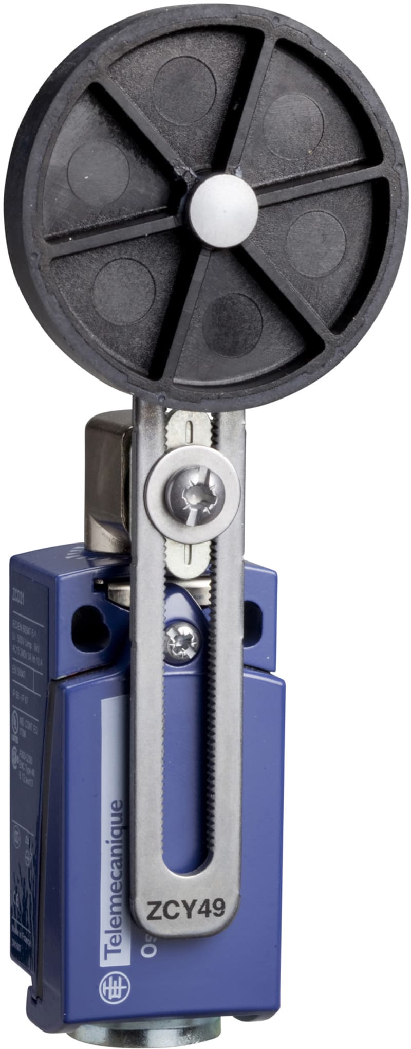 Telemecanique XCKD2149P16 Limit Switch, Adjustable-Length Roller Lever, Metal Body, M16 cable entry
