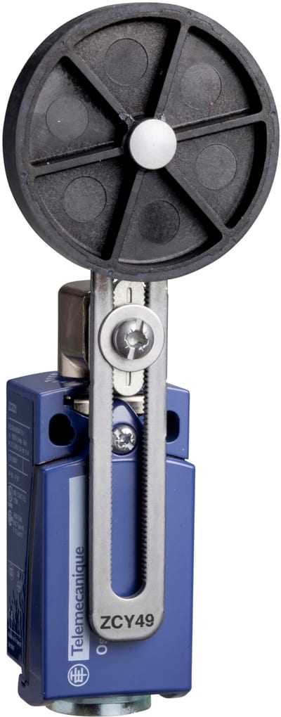 Telemecanique XCKD2149P16 Limit Switch, Adjustable-Length Roller Lever, Metal Body, M16 cable entry