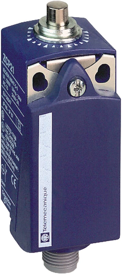Telemecanique XCKP2110M12 Limit Switch, Metal Plunger, M12 connector