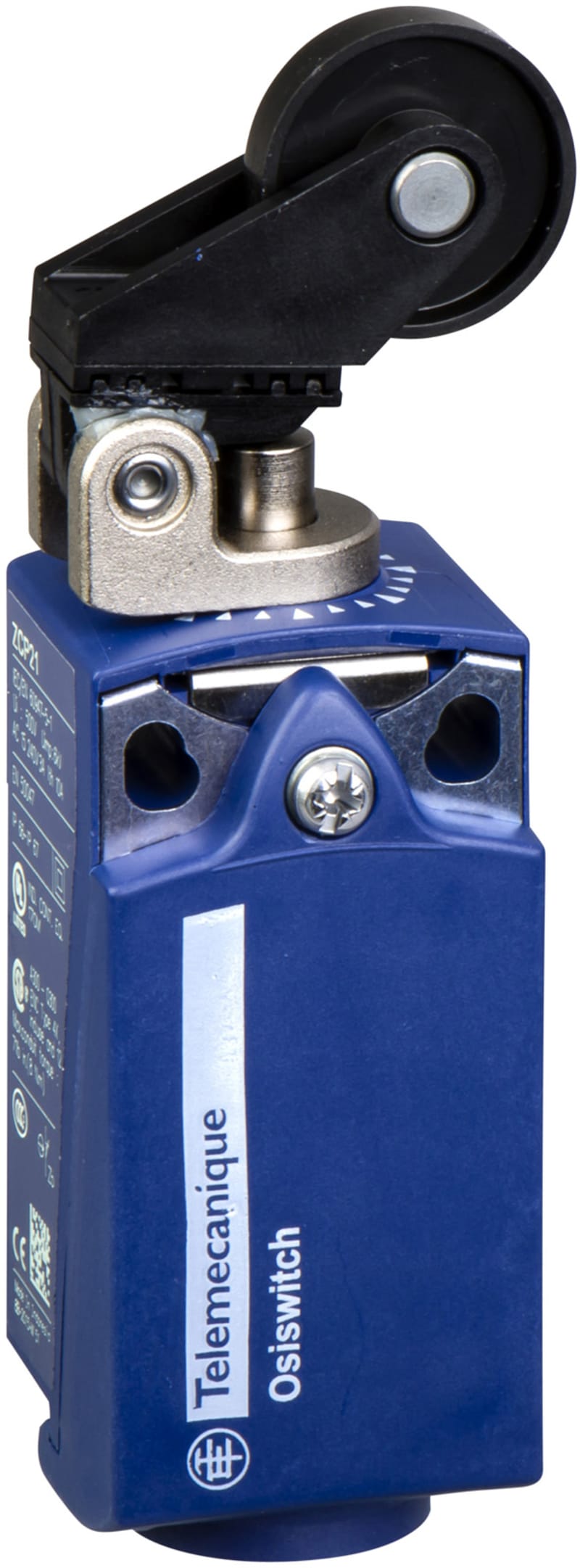 Telemecanique XCKP2128P16 Limit Switch, Roller Lever Arm, Plastic Body, 1 NO + 1 NC, M16 entry